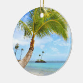 Palm Tree Beach Ornament (Links)