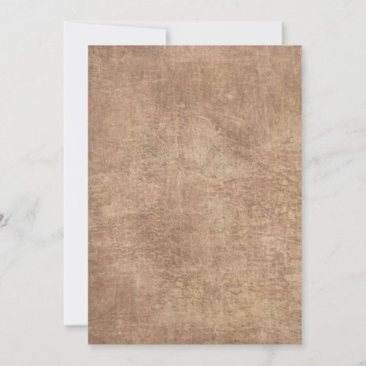 Palm Tree Beach Probe Abendessen Einladung (Rückseite)