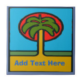 Palm Tree Beach, Tile, Hinzufügen oder Bearbeiten Fliese (Vorderseite)