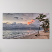 Palm Tree Beach Tropical Island Poster (Vorne)