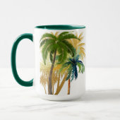 Palm Tree Beach Wedding Gefallen Tasse (Links)
