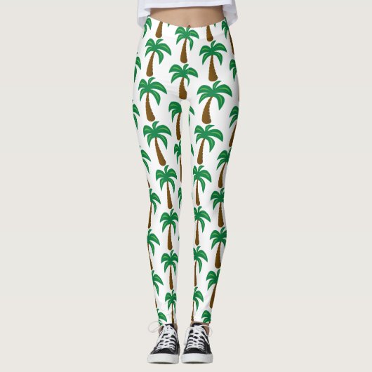 Palm Tree - Benutzerdefinierte Leggings (Vorderseite)