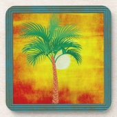 Palm Tree Beverage Coaster Getränkeuntersetzer (Vorderseite)