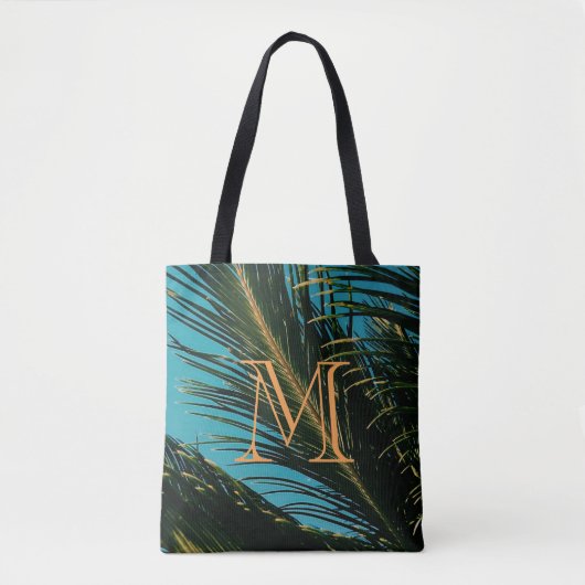 Palm Tree Blätter M Tote Bag Tasche (Vorderseite)