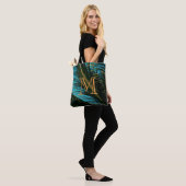 Palm Tree Blätter M Tote Bag Tasche (Am Model)
