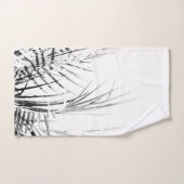 Palm Tree Blätter Minimalismus Sketch Badhandtuch Set (Handtuch)