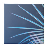 Palm Tree Blätter Minimalismus Sketch Fliese (Vorderseite)