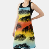 Palm Tree Blätter: nahtloses Muster. Schürze (InSitu)