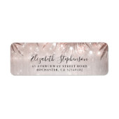 Palm Tree Blätter und String Lights Beach Party (Vorne)