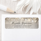 Palm Tree Blätter und String Lights Beach Party (Insitu)