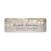 Palm Tree Blätter und String Lights Beach Party (Vorne)