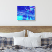 Palm Tree Blues Leinwanddruck (Insitu (Schlafzimmer))