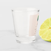 Palm Tree Blush Bachelorette Schnapsglas (Links)