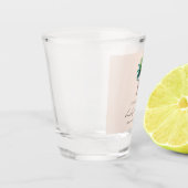 Palm Tree Blush Junggeselinnen-Abschied Schnapsglas (Links)