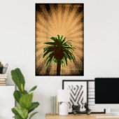 Palm Tree Bold Poster (Heimbüro)