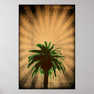 Palm Tree Bold Poster
