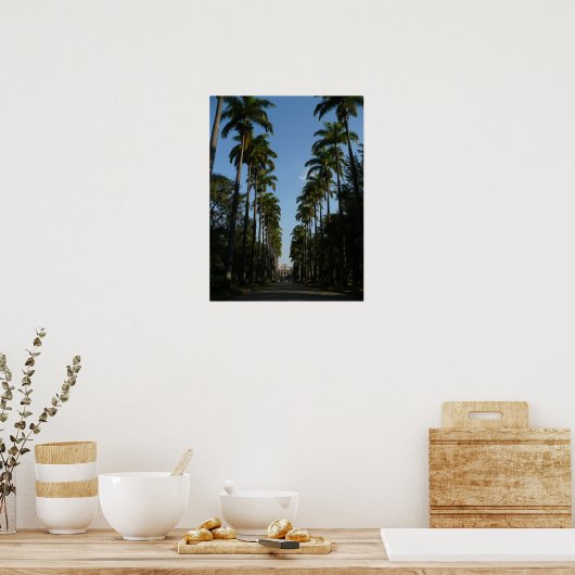 Palm Tree Boulevard Poster (Küche)