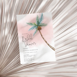 Palm Tree Bridal Dusche Einladung