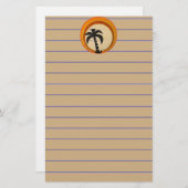Palm Tree Briefpapier (Vorne/Hinten)