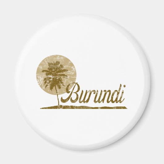 Palm Tree Burundi Magnet (Vorne)