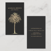 Palm Tree Business Card Visitenkarte (Vorne/Hinten)
