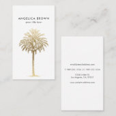 Palm Tree Business Card Visitenkarte (Vorne/Hinten)