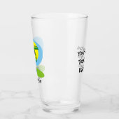 Palm Tree Cartoon Glass Glas (Links)