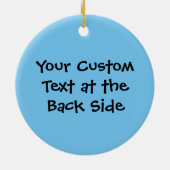 Palm Tree Cartoon Keramik Ornament (Hinten)