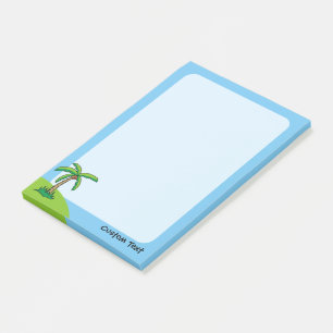 Palm Tree Cartoon Postit Notes Post-it Klebezettel
