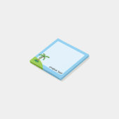Palm Tree Cartoon Postit Notes Post-it Klebezettel (angewinkelt)
