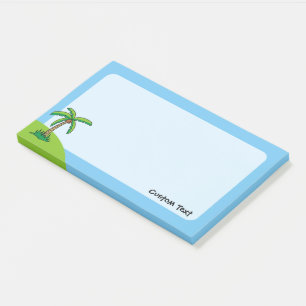 Palm Tree Cartoon Postit Notes Post-it Klebezettel