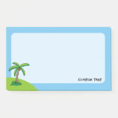 Palm Tree Cartoon Postit Notes Post-it Klebezettel (Vorderseite)