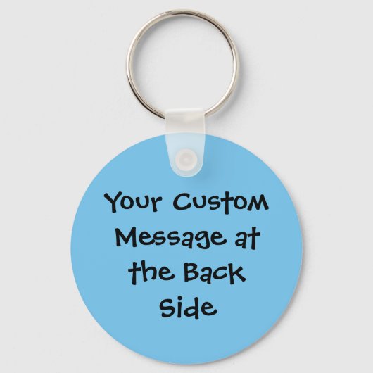 Palm Tree Cartoon Schlüsselanhänger (Rückseite)