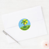 Palm Tree Cartoon Sticker (Umschlag)