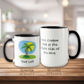 Palm Tree Cartoon Tasse