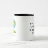 Palm Tree Cartoon Tasse (Zentrum)