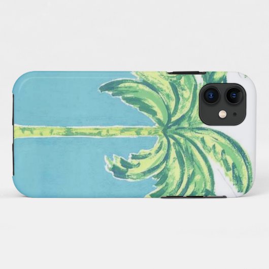 Palm Tree Case-Mate iPhone Hülle (Rückseite (Horizontal))