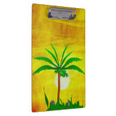 Palm Tree Clipboard Klemmbrett (Rechts)