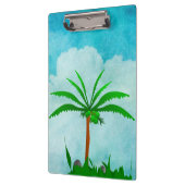 Palm Tree Clipboard Klemmbrett (Links)