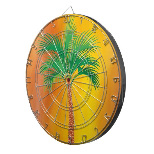 Palm Tree Dart Board Dartscheibe (Vorderseite rechts)