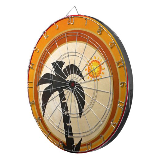 Palm Tree Dartscheibe (Vorderseite rechts)