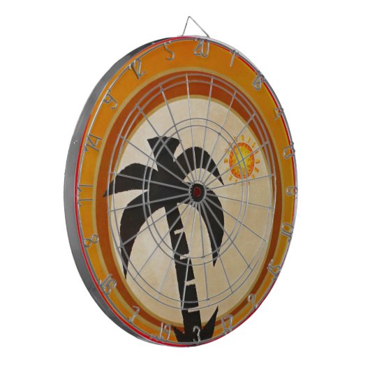 Palm Tree Dartscheibe (Vorderseite Links)