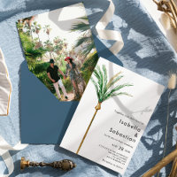 Palm Tree Destination Simple Foto Wedding