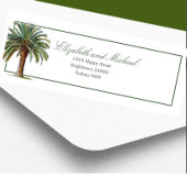 Palm Tree Elegante Moderne schicke Hochzeit