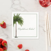Palm Tree Elegante Moderner Chic Serviette (Beispiel)