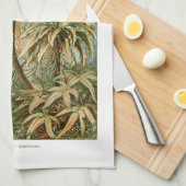 Palm Tree Ernst Haeckel Geschirrtuch (Viertel Falte)