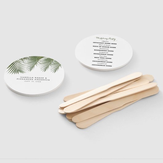 Palm Tree Fächer (Non-assembled)