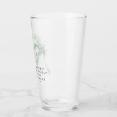 Palm Tree Family Vacation Custom Glas (Links)