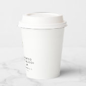 Palm Tree Family Vacation Custom Pappbecher (Links)