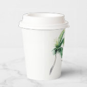 Palm Tree Family Vacation Custom Pappbecher (Rechts)